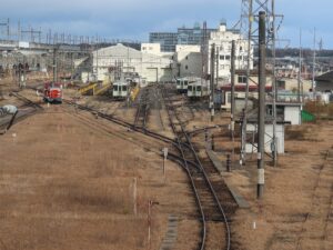 JR磐越東線 郡山駅 ディーゼルカーの車両基地