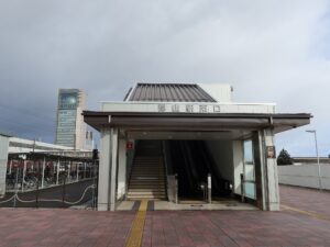 JR磐越西線 郡山駅 東口 東西自由通路への入り口