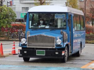 会津バス まちなか周遊バス ハイカラさん 会津若松駅にて撮影