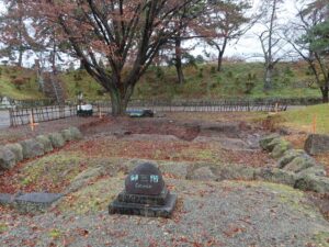 若松城 会津若松城 鶴ヶ城 御三階跡