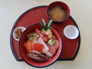 市場丼 銚子 ウォッセ21 シーフードレストラン ウォッセにて