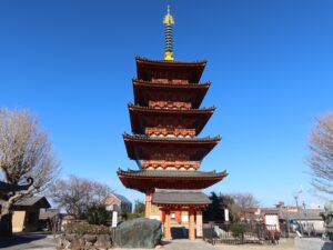 銚子 飯沼観音 圓福寺 五重塔