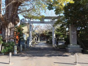 銚子 飯沼観音 銚港神社 鳥居