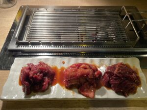 高崎 焼肉三種盛り