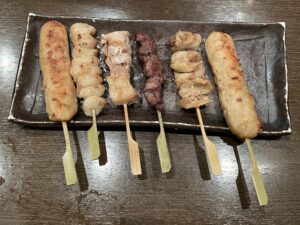 新宿 焼き鳥盛り合わせ