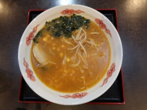 味噌ラーメン 国済寺天然温泉 美肌の湯にて