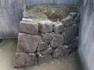 岡山城 烏城 築城時の石垣