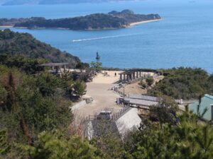 鷲羽山 第二展望台 全景 ビジターセンター付近から撮影