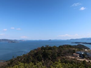 鷲羽山 山頂から見た瀬戸内海