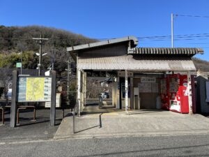 JR吉備線 吉備津駅 駅舎 無人駅です