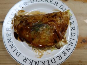 モダン焼き 特製 モダンそば お好み焼き 幸にて