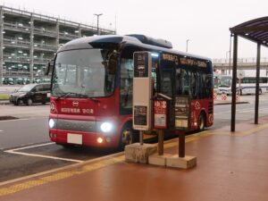成田空港 第2旅客ターミナル バス乗り場23-B 成田空港温泉 空の湯への送迎バスはここから発着します