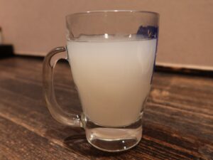 焼酎 そば湯割り 杉戸天然温泉 雅楽の湯にて