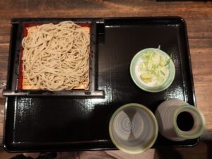 ざるそば 杉戸天然温泉 雅楽の湯にて