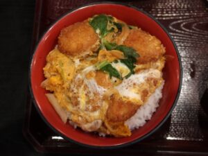 三元豚のヒレカツ丼 高崎 京ヶ島温泉 湯都里にて