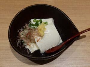手作りおぼろ豆腐 竜泉寺の湯 谷塚草加店にて