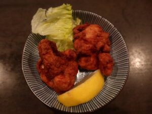 鶏の唐揚げ 京都 鳥せゑ 木屋町店にて