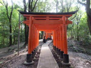 京都 伏見稲荷大社 千本鳥居 三ツ辻からショットカット
