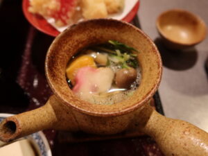 土瓶蒸し 京都 京料理 萬重にて