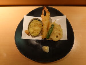 天ぷらの盛り合わせ 京都 美味酒肴 京すいしんにて
