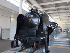 京都鉄道博物館 C62形 蒸気機関車 前面