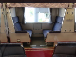 京都鉄道博物館 オロネ24形 A寝台車 車内