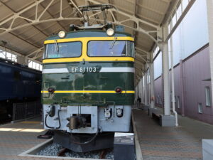 京都鉄道博物館 EF81形 電気機関車 前面