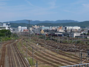 京都鉄道博物館 テラスからの景色