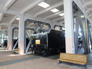 京都鉄道博物館 梅小路蒸気機関車庫 内部