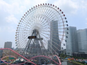 横浜みなとみらい万葉倶楽部 9階 展望足湯からの眺め