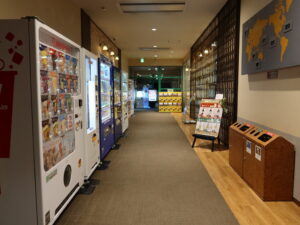 クア・アンド・ホテル石和 石和健康ランド 本館1階 自動販売機コーナー