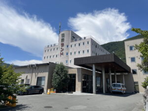クア・アンド・ホテル石和 石和健康ランド 建物外観