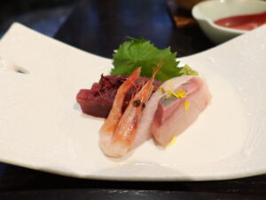 ホテルスパックス草津 夕食 お造り