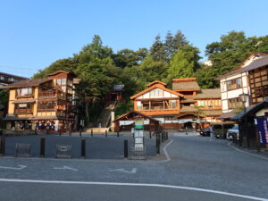 草津温泉町内循環バス 湯畑白旗の湯バス停