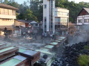 草津温泉 湯畑 下の部分