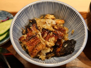 鰻のひつまぶし 最初はそのまま 鰻のノリスケにて