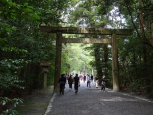 伊勢神宮 外宮 表参道の二つ目の鳥居