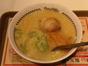 ラーメン大盛り スガキヤ 名古屋駅エスカ店にて