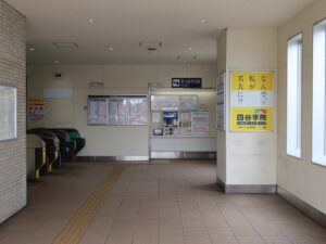 名鉄名古屋本線 東枇杷島駅 コンコース