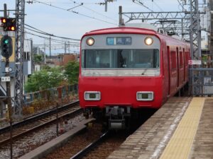 名鉄名古屋本線 6500系 前面 東枇杷島駅にて