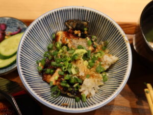 鰻のひつまぶし 2回目は薬味をかけて 鰻のノリスケにて