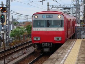 名鉄名古屋本線 6500系 前面 東枇杷島駅にて