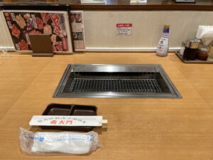 ザ・グランドスパ南大門 焼肉コーナー 1人席