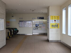 名鉄名古屋本線 東枇杷島駅 コンコース