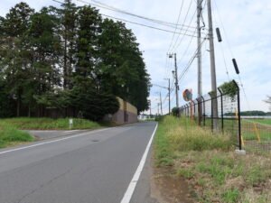 つくば温泉 喜楽里別邸 この先を左へ曲がります