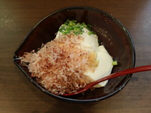 おぼろ豆腐 つくば温泉 喜楽里別邸にて