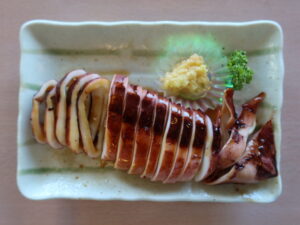 いかの丸焼き 太平洋健康センター 勿来温泉 関の湯にて