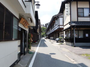 草津温泉 湯畑付近 温泉旅館街