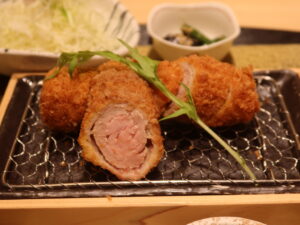 ヘレカツ御膳 とんかつKYK 京都ポルタ店にて