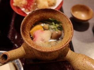 土瓶蒸し 京都 京料理 萬重にて